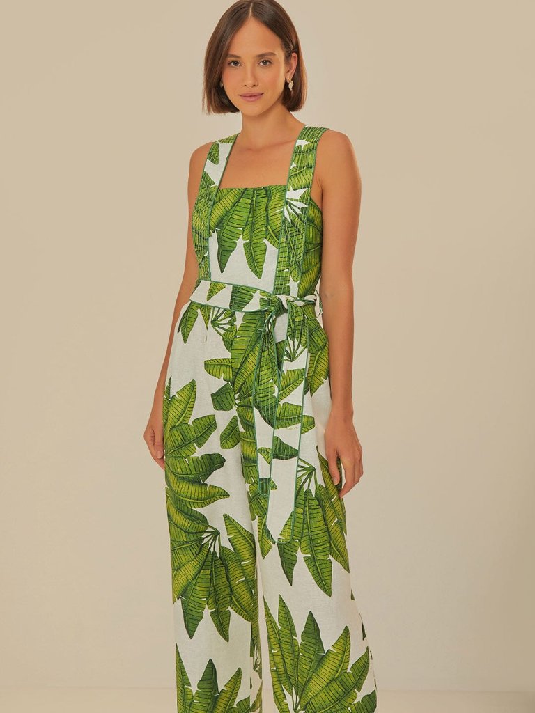 Off-White Palm Fan Jumpsuit